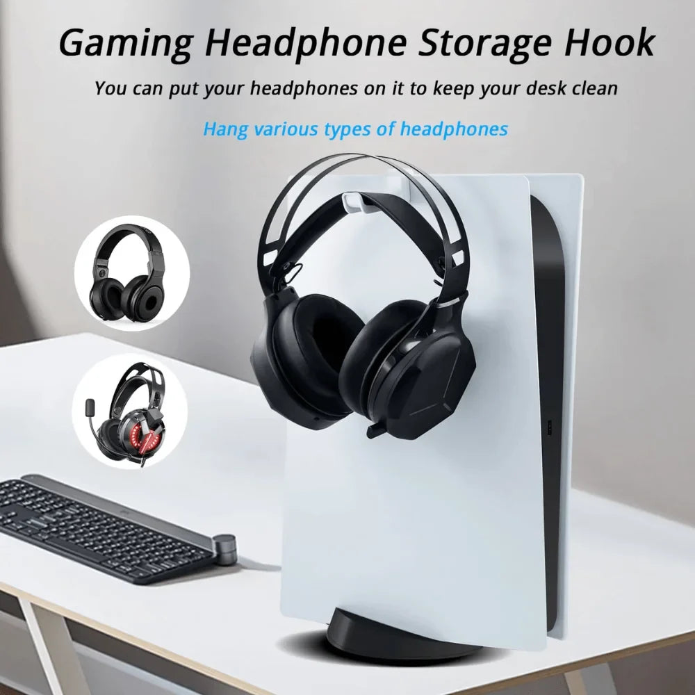 Dobe headset storage set with game disc rack for ps5 (tp5-2509)