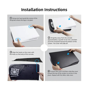Dobe protective shell ps5 tp5-0596 digital edition cover - black