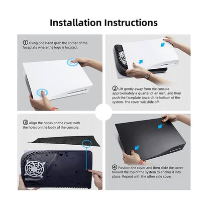 Dobe protective shell ps5 tp5-0596 digital edition cover - black