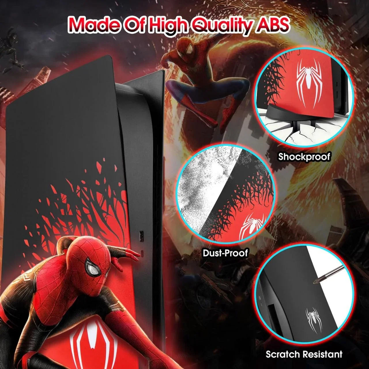Faceplate for ps5 disc edition -spiderman-