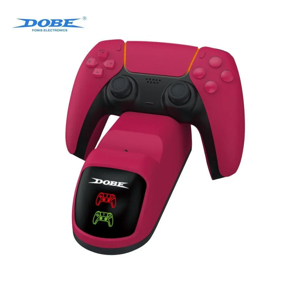 Stardust red handle dual charger base tp5-0515r