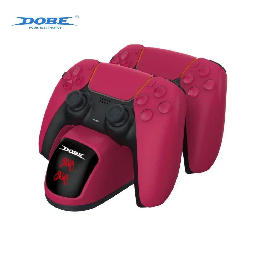Stardust red handle dual charger base tp5-0515r