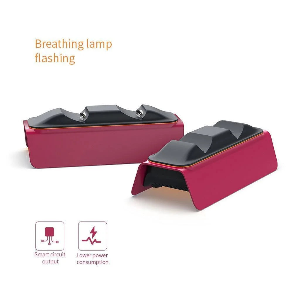 Stardust red handle dual charger base tp5-0521r