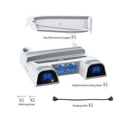 Tp5-3532b multlfunctional cooling stand and charging dock