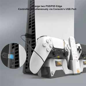 Ys-p5181 for ps5 host wall hanger base charging stand bracket for wall storage