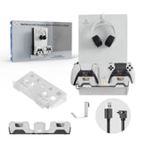 Ys-p5181 for ps5 host wall hanger base charging stand bracket for wall storage