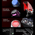 PXN CB1 Racing Button Box PC USB Simulation Racing Instrument Center Control