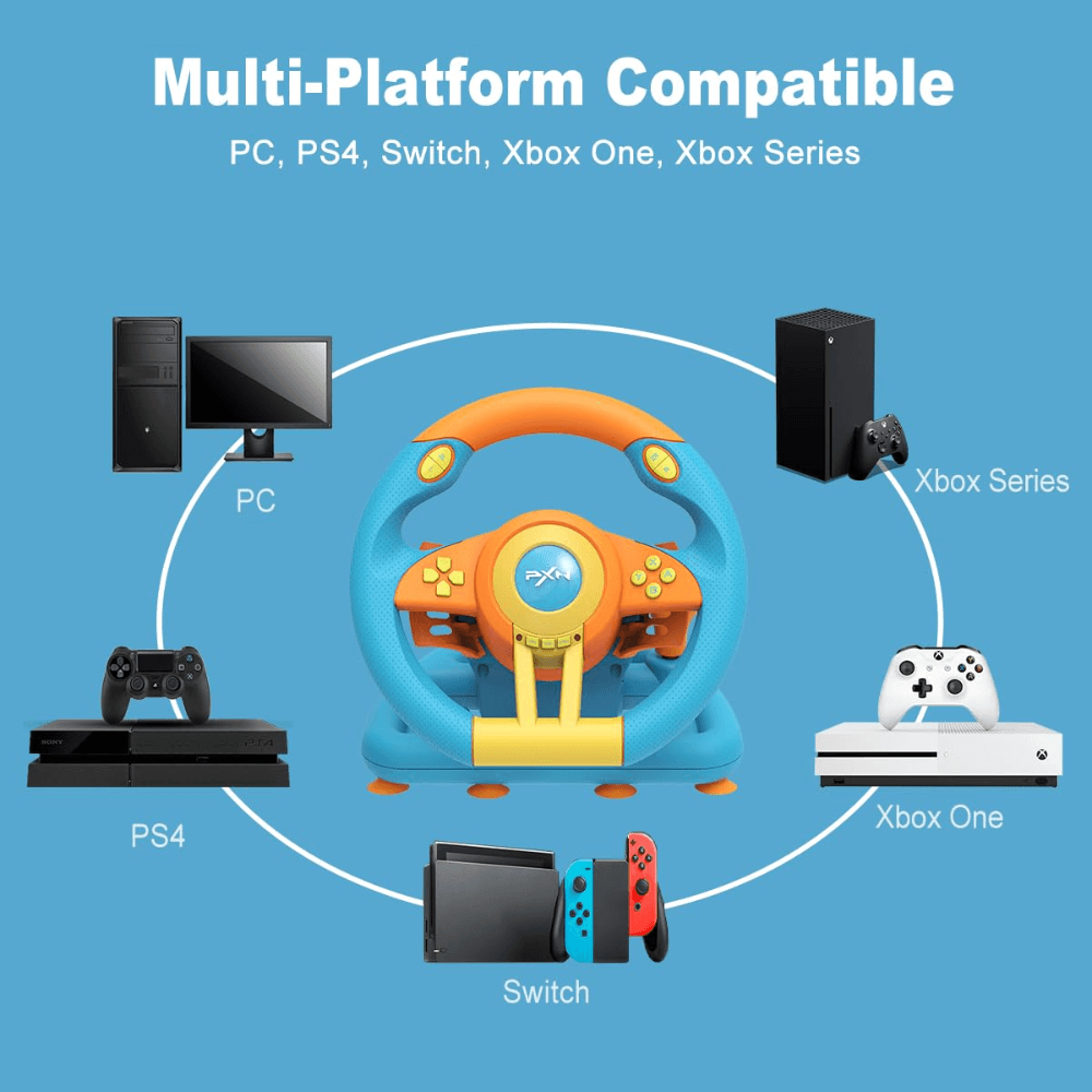 Pxn v3 pro 180° gaming steering wheel JOD 49