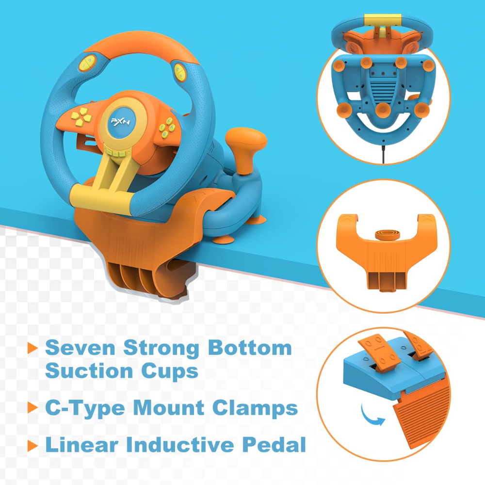 PXN V3III 180° Gaming Steering Wheel Racing