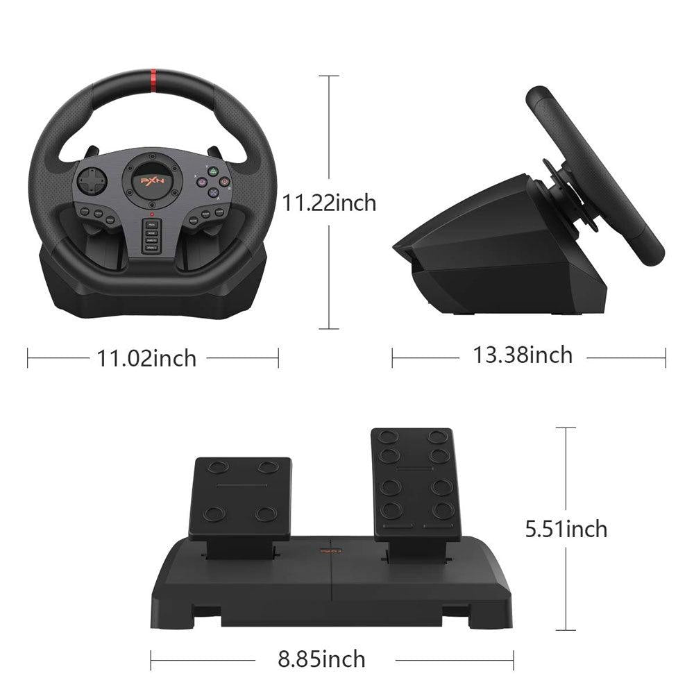 PXN V900 Gaming Steering Wheel with Linear Pedals PXN 25