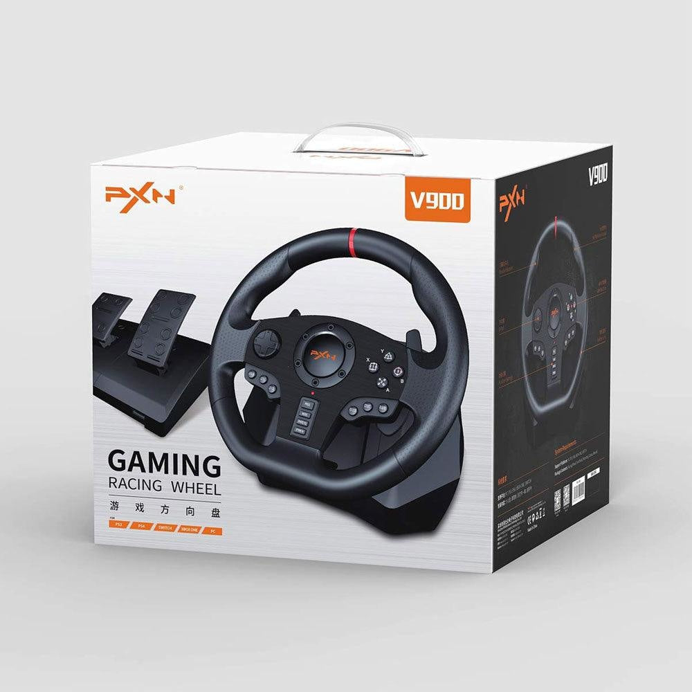 PXN V900 Gaming Steering Wheel with Linear Pedals PXN 25
