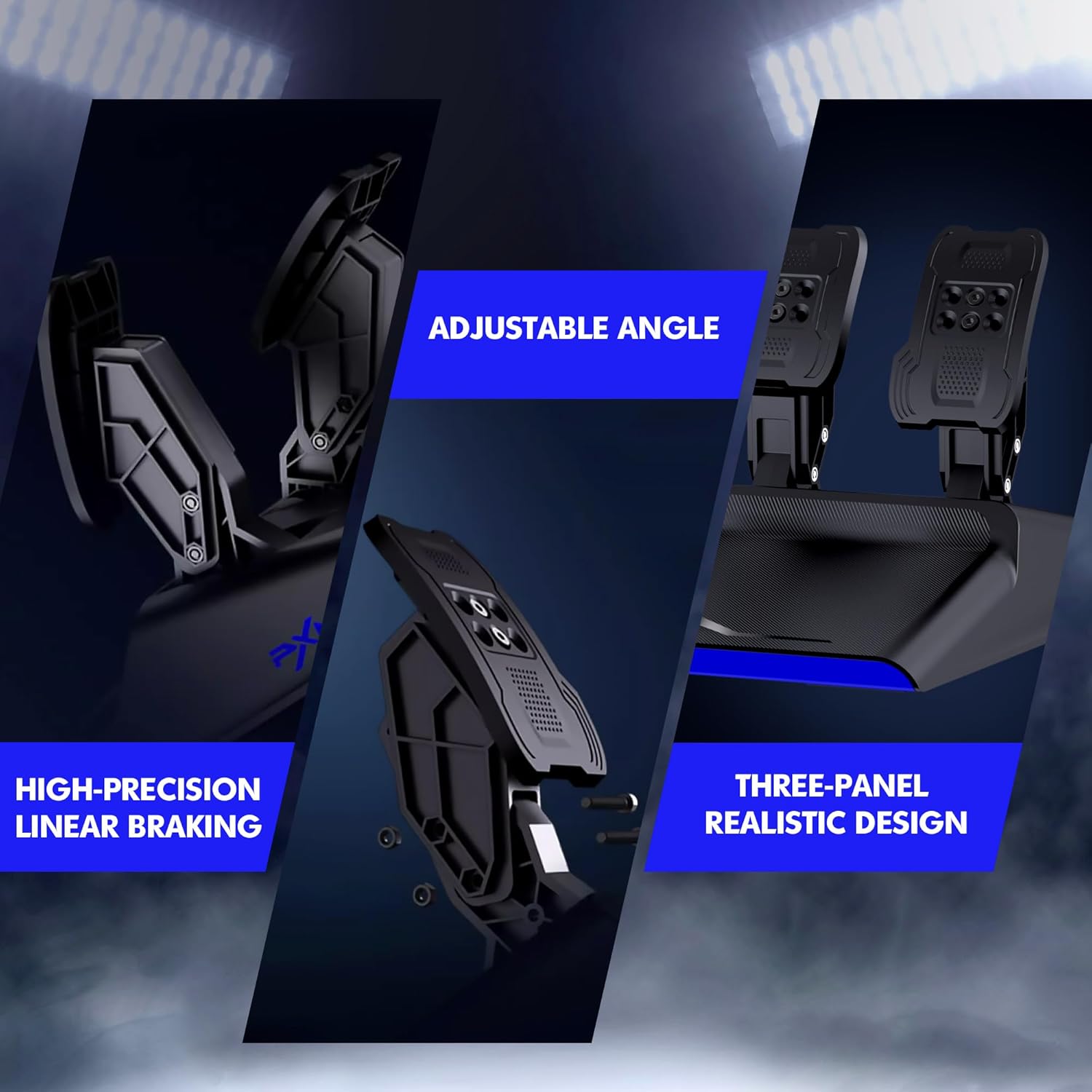 PXN V99 Gaming Racing Wheel Driving Force Feedback Steering Wheel with Pedals