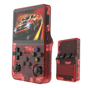 R36S Handheld Game Console 3.5 inch IPS Screen Retro Gaming Console 64G Card
