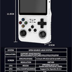 R36S Handheld Game Console 3.5 inch IPS Screen Retro Gaming Console 64G Card