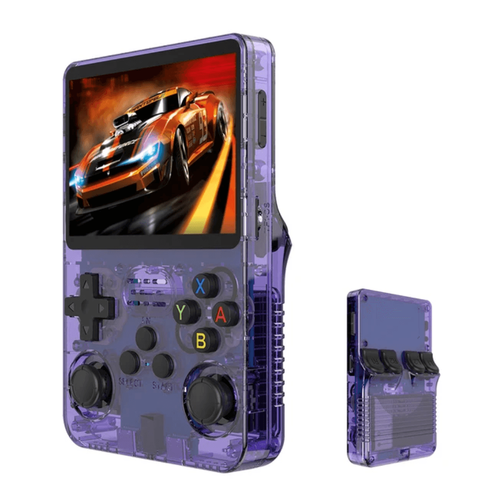 R36s retro handheld video game console open source system 3.5 inch - Fun Touch