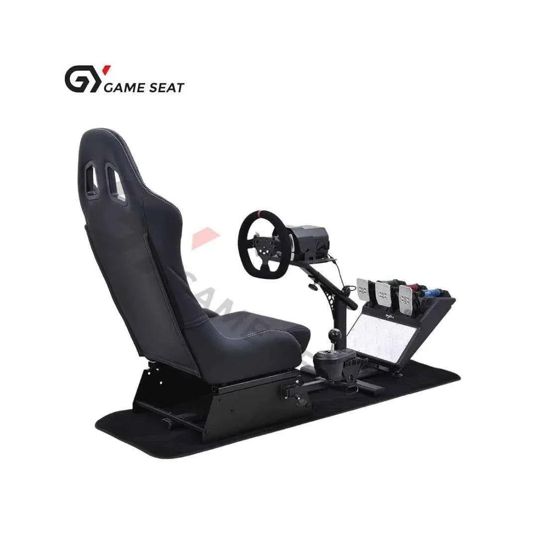 Game seat racing wheel stand with racing seat gy013 for an immersive racing experience - racing
