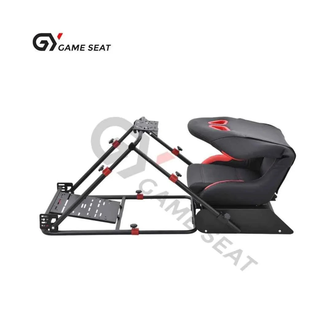 Game seat racing wheel stand with racing seat gy048 for ultimate racing experience - racing