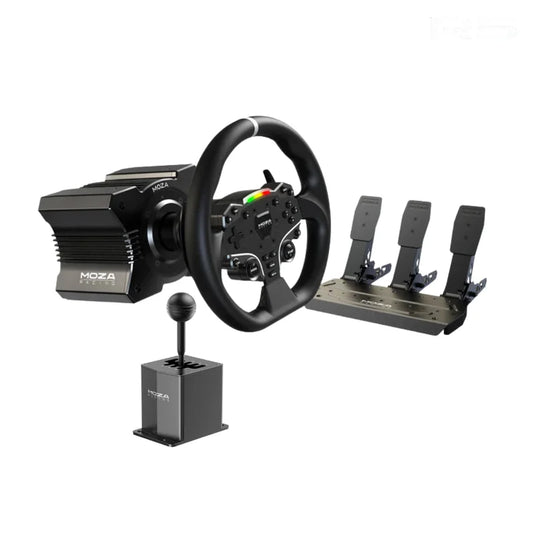 Moza r5 wheel and pedals kit racing simulator - simulators