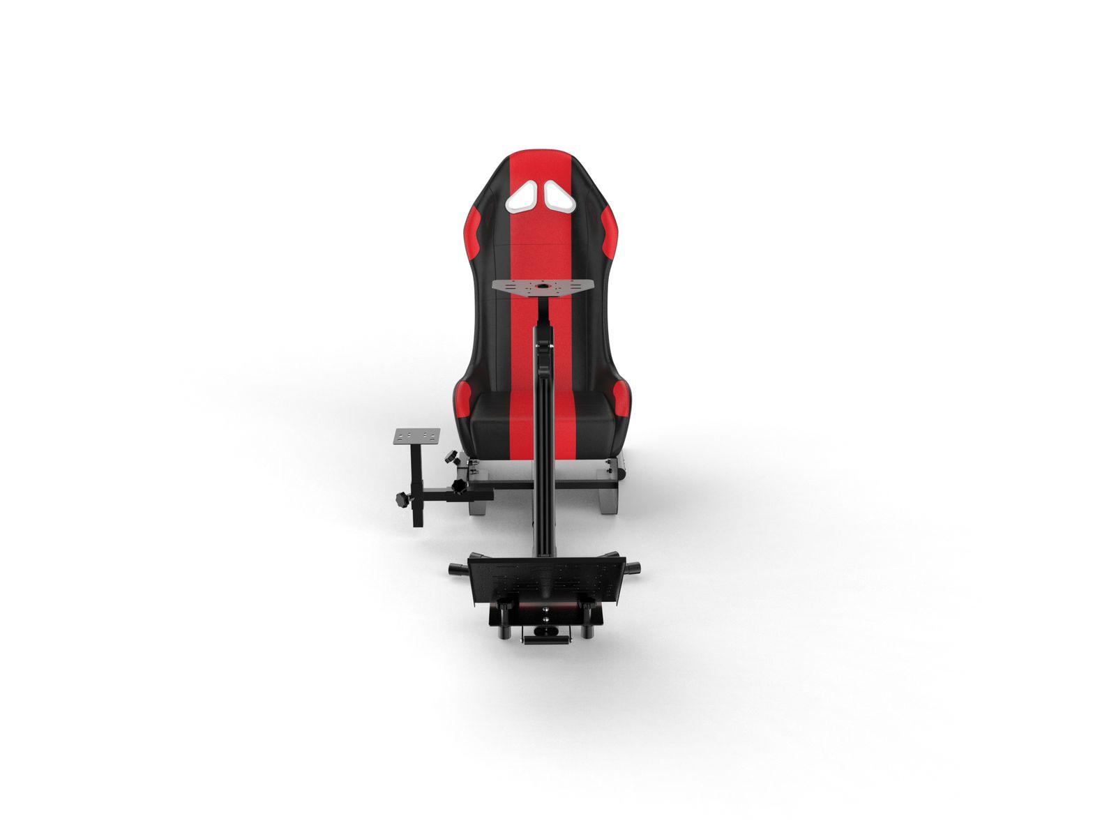 Racing wheel stand with racing seat gy022
