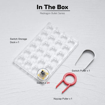 Redragon a113 bullet-s (24 soft linear mechanical switches)