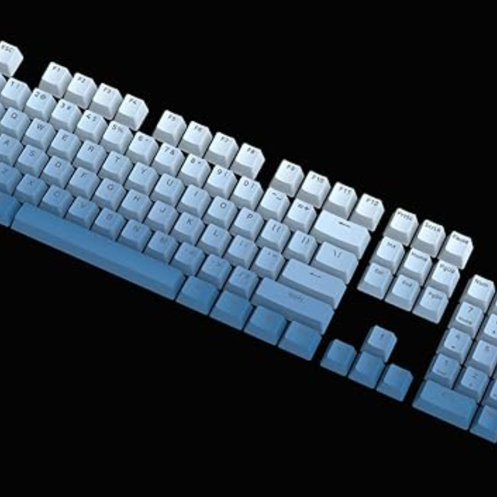 Redragon A134 Gradient Color Ombre Blue KeyCaps 104 Keys Keyboard