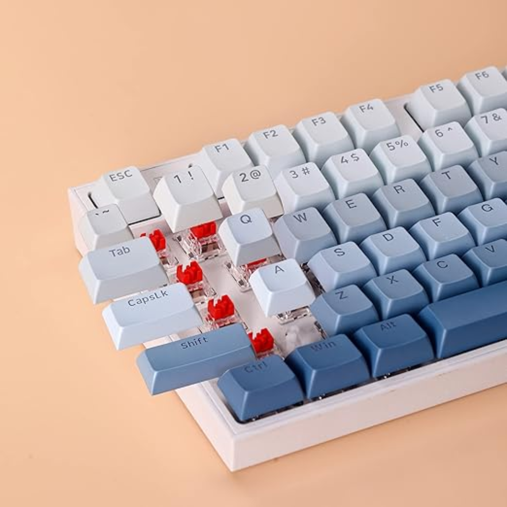 Redragon A134 Gradient Color Ombre Blue KeyCaps 104 Keys Keyboard