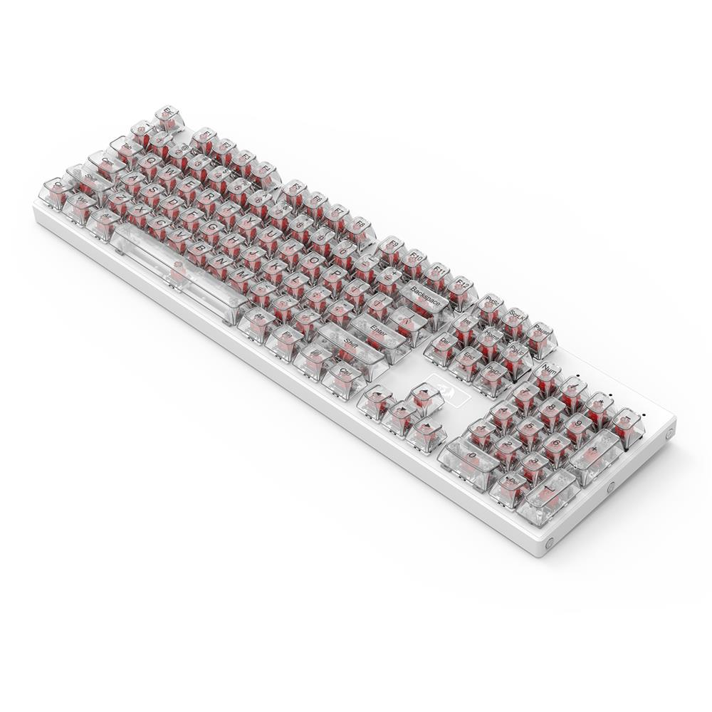 Redragon A137 Transparent keycaps 117 Keys Keyboard
