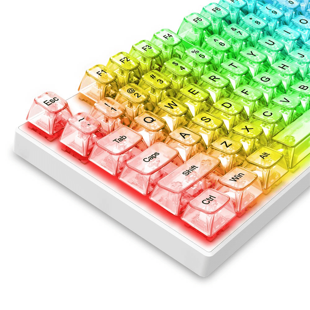 Redragon a137 transparent keycaps 117 keys - Fun Touch