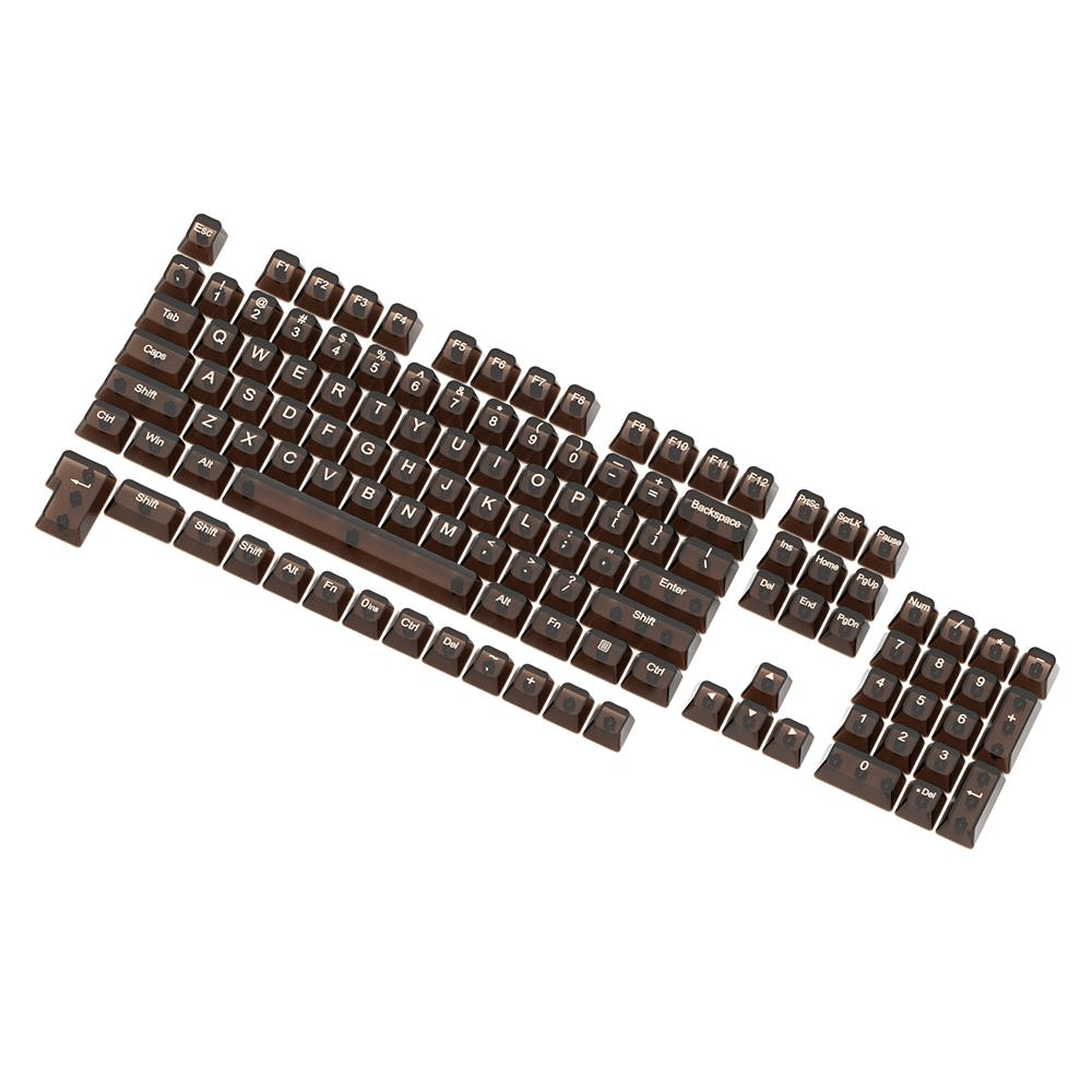 Redragon a138 transparent black keycaps 117 keys - Fun Touch