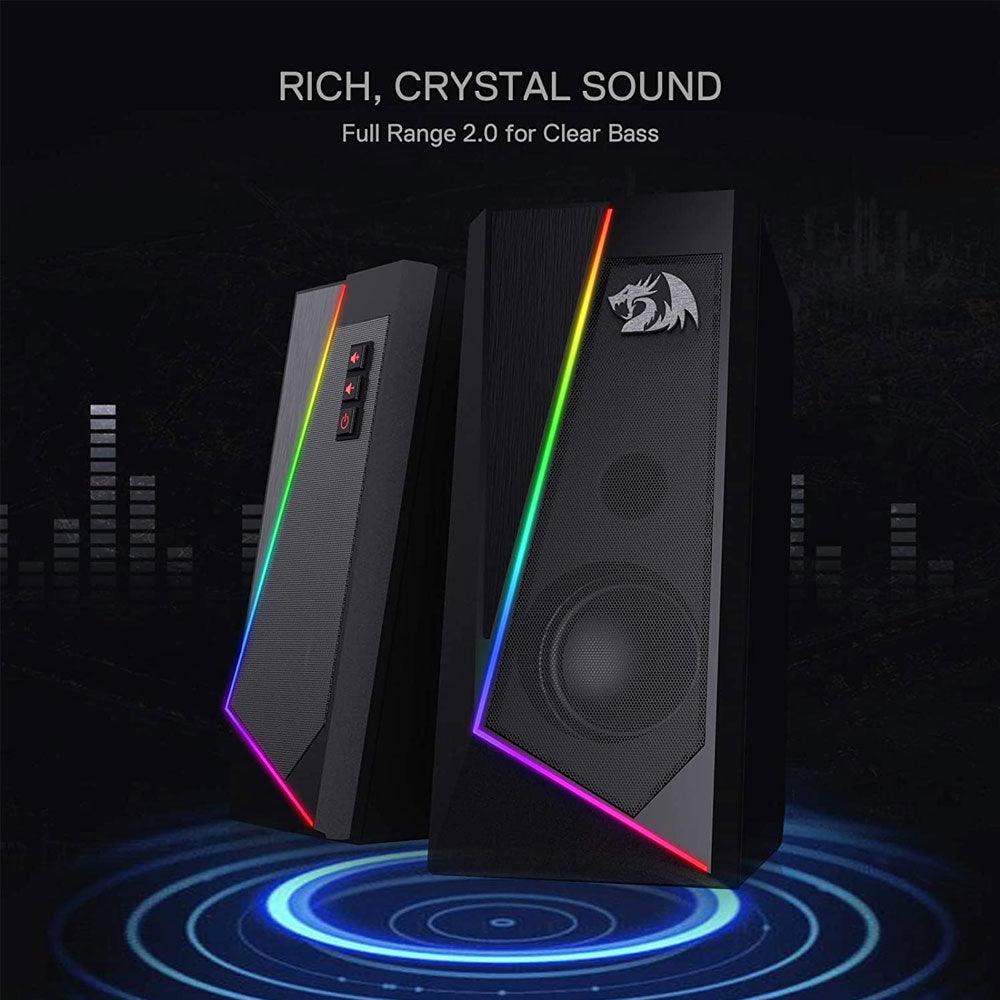 Redragon anvil gs520 rgb desktop speakers - Fun Touch