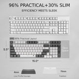 Redragon bk7114 low-profile wireless computer keyboard JOD 15
