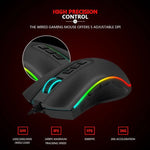 Redragon cobra m711-fps flawless sensor, lk optical switch , 32000dpi - Fun Touch