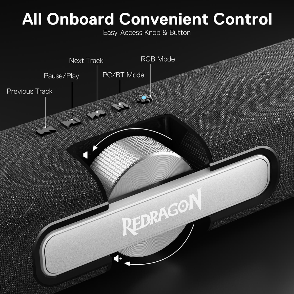 Redragon DORA GS512 Wireless RGB Desktop Speakers Speakers