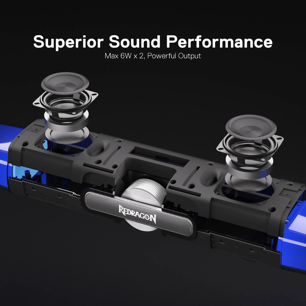 Redragon DORA GS512 Wireless RGB Desktop Speakers Speakers