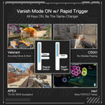 Redragon FIZZ K617GGB Magnetic Switch Rapid Trigger Gaming Keyboard 60% Wired