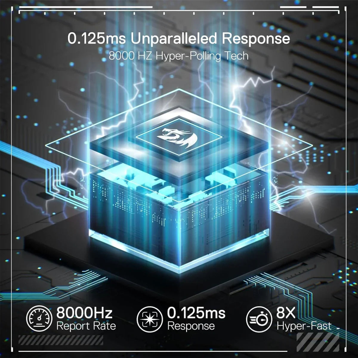 Redragon FIZZ K617GGB Magnetic Switch Rapid Trigger Gaming Keyboard 60% Wired