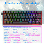 Redragon fizz rgb k617-rgb black - Fun Touch