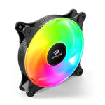 Redragon gc-f013 x 3 cpu fan 120mm argb case cooler fan, 4pin pwm silent - Fun Touch