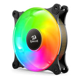 Redragon gc-f013 x 3 cpu fan 120mm argb case cooler fan, 4pin pwm silent - Fun Touch