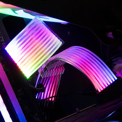 Redragon gcp06 neon motherboard lighting computer monitor accessories