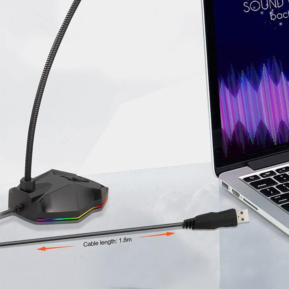 REDRAGON GM99 STIX USB RGB Microphone Streaming
