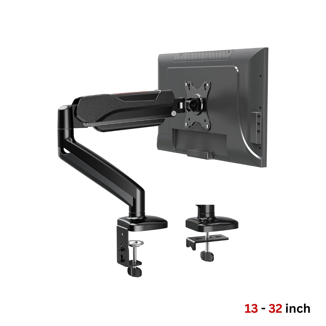 Redragon GMK914 Single Monitor Mount Stand Gas Spring Adjustable Arms with VESA