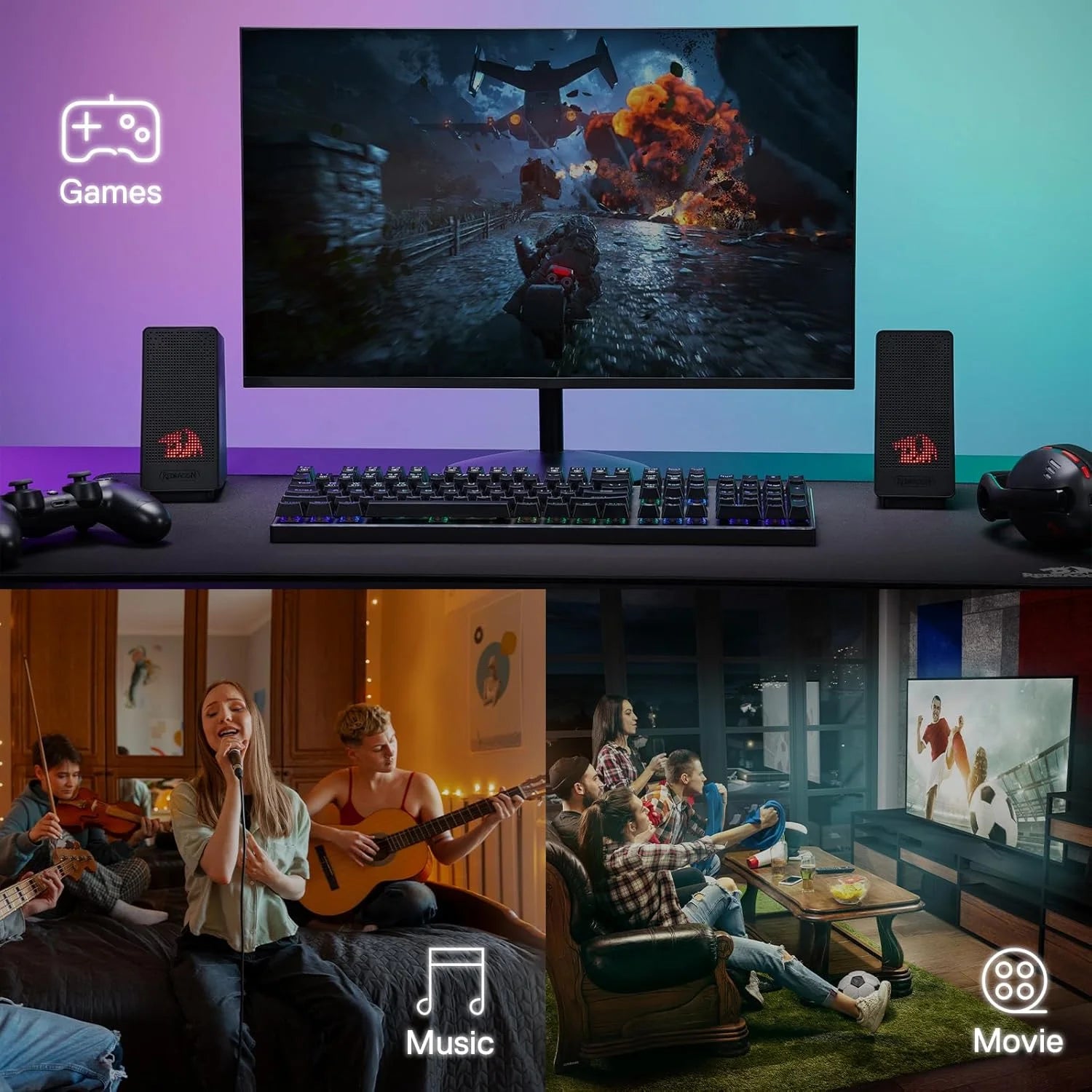 Redragon gs513 pc gaming speaker