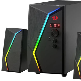 Redragon gs520 pro computer gaming speakers with subwoofer 2.1 channel rgb