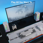 Redragon GS520 RGB Desktop Speakers White Speakers