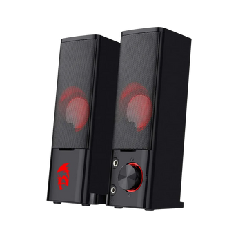 Redragon gs550 pc gaming speakers 2.0 channel desktop computer sound bar