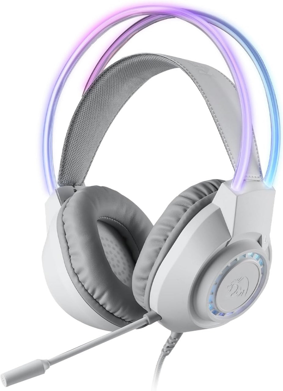 Redragon h231 scream wired gaming headset white - Fun Touch