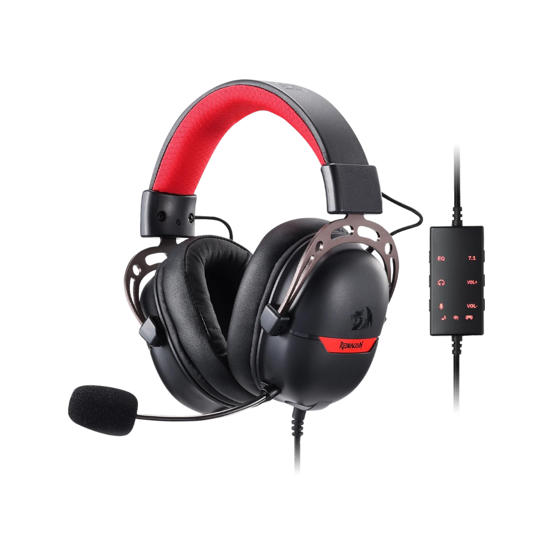 Redragon H376 Aurora Wired Gaming Headset 7.1 Surround Sound Over Ear Headphone