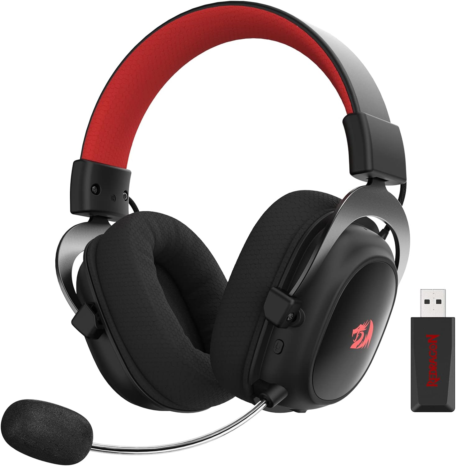 Redragon H510 PRO Zeus RGB Wireless Gaming Headset 7.1 Surround Sound Audio