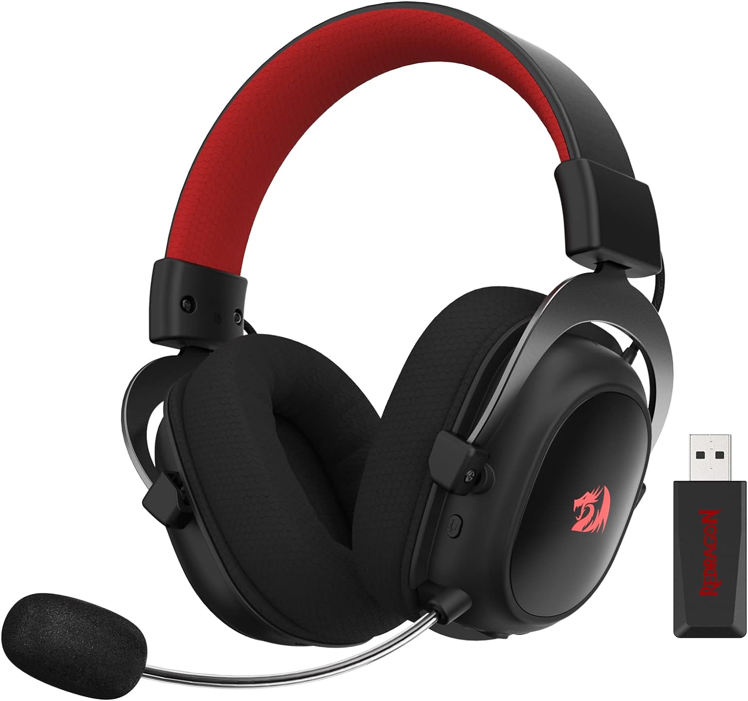 Redragon h510 pro zeus-x rgb wireless gaming headset - 7.1 surround sound - Fun Touch